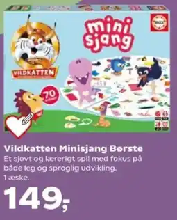 Kvickly Vildkatten Minisjang Børste tilbud