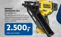 Davidsen DEWALT Sømpistol 18 v tilbud