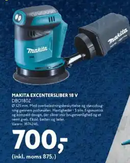 Davidsen MAKITA Excentersliber 18 v tilbud