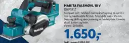 Davidsen MAKITA Falshøvl 18 v dkp181z tilbud