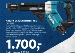 Davidsen MAKITA Skrueautomat 18 v tilbud