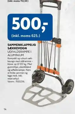 Davidsen Sammenklappelig sækkevogn tilbud