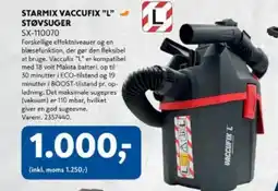 Davidsen STARMIX Vaccufix "l" støvsuger tilbud