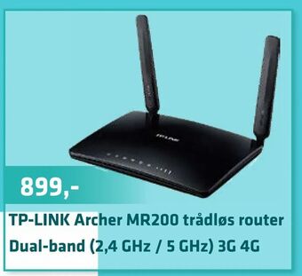 LabTech Data TP-LINK Archer MR200 trådløs router tilbud
