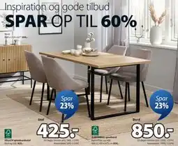JYSK VELLEV spisebordsstol, DKK 425 tilbud
