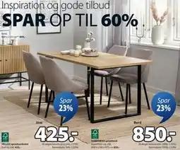 JYSK AABENRAA spisebord, DKK 850 tilbud