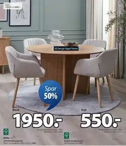 JYSK VESTERBORG spisebord, DKK 1950 tilbud
