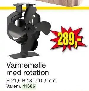 Harald Nyborg Varmemølle med rotation, DKK 289 tilbud