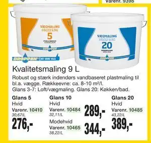 Harald Nyborg Kvalitetsmaling 9 L tilbud