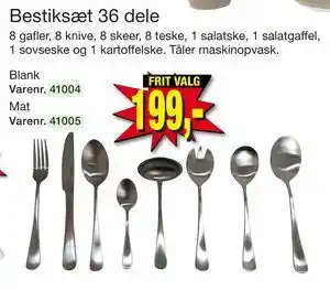 Harald Nyborg Bestiksæt 36 dele, DKK 199 tilbud