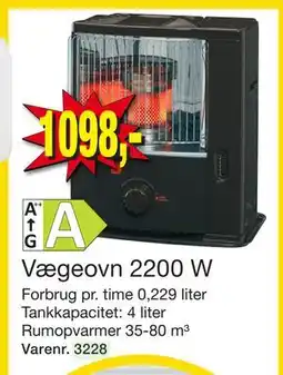 Harald Nyborg Vægeovn 2200 W, DKK 1098 tilbud