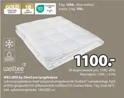 JYSK WELLBEE by ZiboCare tyngdedyne, DKK 1100 tilbud