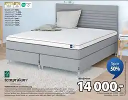 JYSK TEMPRAKON LYA kontinentalseng, DKK 14000 tilbud