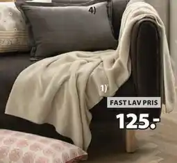 JYSK HUMLE plaid, DKK 125 tilbud