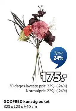 JYSK GODFRED kunstig buket, DKK 175 tilbud