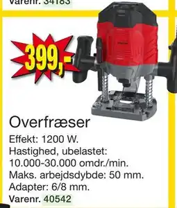 Harald Nyborg Overfræser, DKK 399 tilbud