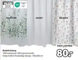 JYSK Badeforhæng, DKK 80 tilbud