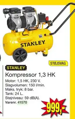 Harald Nyborg Kompressor 1,3 HK, DKK 999 tilbud