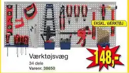 Harald Nyborg Værktøjsvæg, DKK 148 tilbud