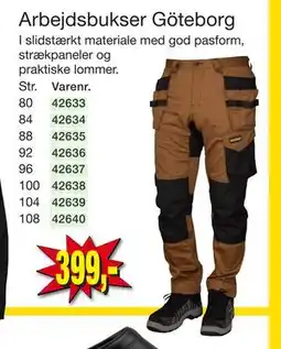 Harald Nyborg Arbejdsbukser Göteborg, DKK 399 tilbud
