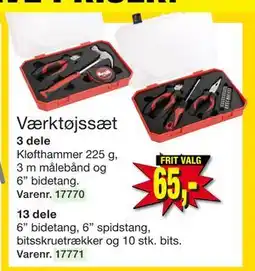 Harald Nyborg Værktøjssæt, DKK 65 tilbud