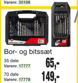 Harald Nyborg Bor- og bitssæt tilbud