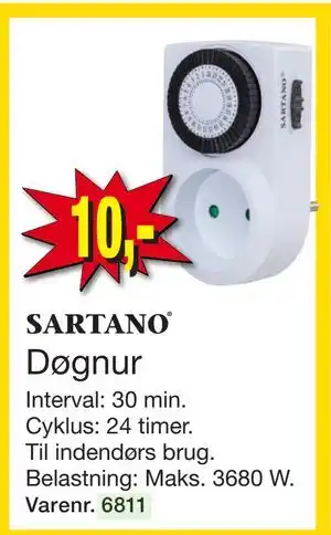 Harald Nyborg Døgnur, DKK 10 tilbud