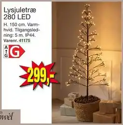 Harald Nyborg Lysjuletræ 280 LED, DKK 299 tilbud