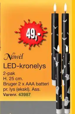 Harald Nyborg LED-kronelys, DKK 49 tilbud