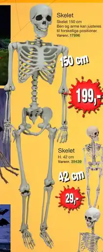 Harald Nyborg Skelet, DKK 199 tilbud