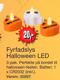 Harald Nyborg Fyrfadslys Halloween LED, DKK 20 tilbud