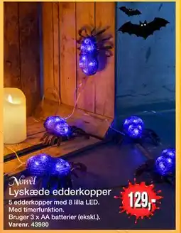 Harald Nyborg Lyskæde edderkopper, DKK 129 tilbud