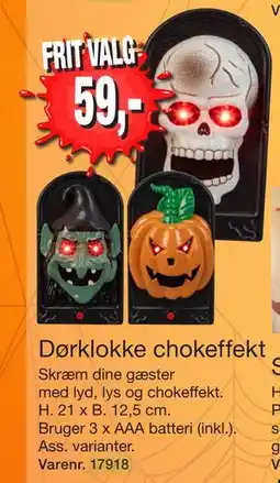 Harald Nyborg Dørklokke chokeffekt, DKK 59 tilbud