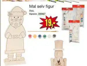 Harald Nyborg Mal selv figur, DKK 19 tilbud