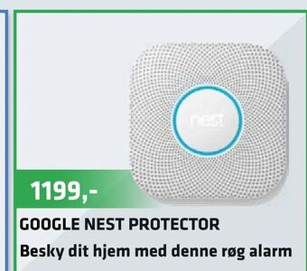 LabTech Data GOOGLE NEST PROTECTOR Besky dit hjem med denne røg alarm tilbud