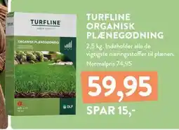 Plantorama TURFLINE ORGANISK PLÆNEGØDNING, DKK 59.95 tilbud