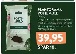Plantorama PLANTORAMA POTTEMULD, DKK 39.95 tilbud