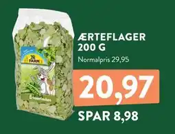 Plantorama ÆRTEFLAGER 200 G, DKK 20.97 tilbud
