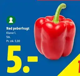 Lidl Rød peberfrugt, DKK 5 tilbud