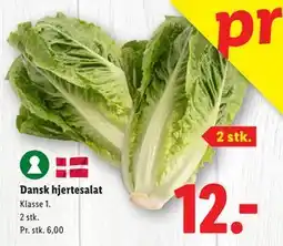 Lidl Dansk hjertesalat, DKK 12 tilbud