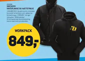 Johannes Fog Snickers vinterjakke og hættetrøje tilbud