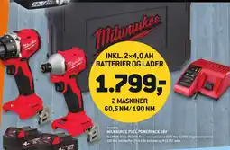 Johannes Fog Milwaukee fuel powerpack 18v tilbud