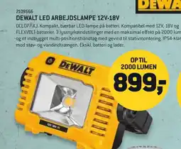 Johannes Fog DEWALT Led arbejdslampe 12v-18v tilbud