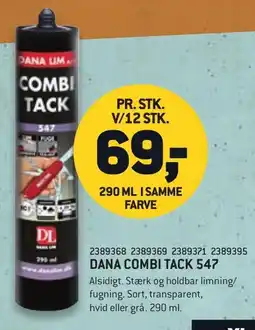 Johannes Fog Dana combi tack 547 tilbud