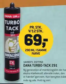 Johannes Fog Dana turbo-tack 291 tilbud