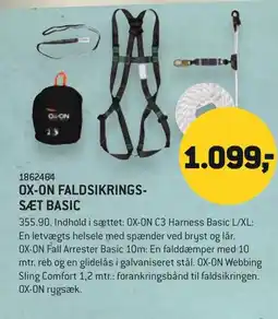 Johannes Fog OX-ON faldsikrings- sæt basic tilbud