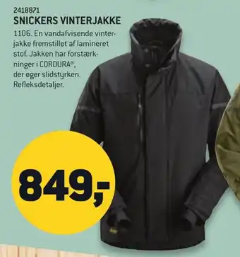 Johannes Fog SNICKERS Vinterjakke tilbud