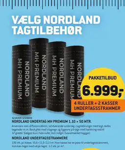Johannes Fog Nordland undertag mh premium 1.10 × 50 mtr tilbud