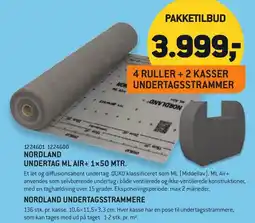 Johannes Fog Nordland undertag ml air+ 1x50 mtr. tilbud