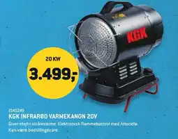 Johannes Fog KGKInfrarød varmekanon 20v tilbud